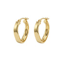 AMOR Ohrring (Creolen) Damen, 375 Gold, Ansicht 5