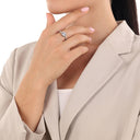 AMOR Ring Damen, 925 Silber rhodiniert, Ansicht 2