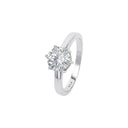 AMOR Ring Damen, 925 Silber rhodiniert, Ansicht 3