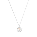 AMOR Halskette Damen, 925 Silber silber / rosévergoldet (bicolor), Motiv Herz, Zirkonia weiß, Hauptbild