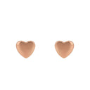 AMOR Ohrring (Ohrstecker) Damen, 925 Silber rosé vergoldet, Motiv Herz, Ansicht 4