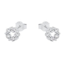 AMOR Ohrring (Ohrstecker) Damen, 925 Silber rhodiniert, Zirkonia weiß, Ansicht 4