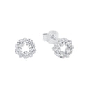 AMOR Ohrring (Ohrstecker) Damen, 925 Silber rhodiniert, Zirkonia weiß, Hauptbild
