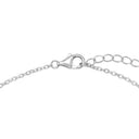 AMOR women's necklace, two-tone 925 sterling silver (silver and rose gold-plated), clasp