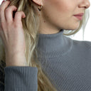 AMOR Ohrring (Creolen) Damen, 375 Gold, Ansicht 2