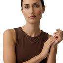 AMOR Halskette Damen, 375 Gold, am Model