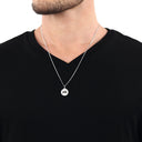 AMOR Anhänger (Halskette) Unisex, 925 Silber rhodiniert, Motiv Stier, Ansicht 4