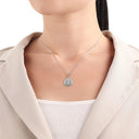 AMOR Anhänger (Halskette) Unisex, 925 Silber rhodiniert, Motiv Zwillinge, Ansicht 2