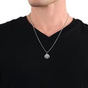 AMOR Anhänger (Halskette) Unisex, 925 Silber rhodiniert, Motiv Zwillinge, Ansicht 4