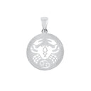 AMOR Anhänger (Halskette) Unisex, 925 Silber rhodiniert, Motiv Krebs, Hauptbild