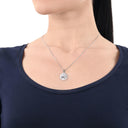 AMOR Anhänger (Halskette) Unisex, 925 Silber rhodiniert, Motiv Löwe, Ansicht 2