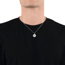 AMOR Anhänger (Halskette) Unisex, 925 Silber rhodiniert, Motiv Löwe, Ansicht 4