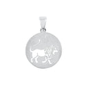 AMOR Anhänger (Halskette) Unisex, 925 Silber rhodiniert, Motiv Löwe, Hauptbild