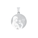 AMOR Anhänger (Halskette) Unisex, 925 Silber rhodiniert, Motiv Jungfrau, Hauptbild