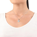 AMOR Anhänger (Halskette) Unisex, 925 Silber rhodiniert, Motiv Waage, Ansicht 2