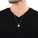 AMOR Anhänger (Halskette) Unisex, 925 Silber rhodiniert, Motiv Waage, Ansicht 4