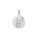 AMOR Anhänger (Halskette) Unisex, 925 Silber rhodiniert, Motiv Schütze, Hauptbild