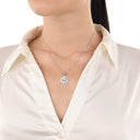 AMOR Anhänger (Halskette) Unisex, 925 Silber rhodiniert, Motiv Steinbock, Ansicht 2