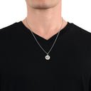 AMOR Anhänger (Halskette) Unisex, 925 Silber rhodiniert, Motiv Steinbock, Ansicht 4