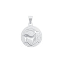 AMOR Anhänger (Halskette) Unisex, 925 Silber rhodiniert, Motiv Steinbock, Hauptbild