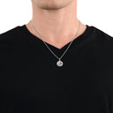 AMOR Anhänger (Halskette) Unisex, 925 Silber rhodiniert, Motiv Wassermann, Ansicht 4