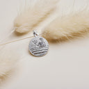AMOR Anhänger (Halskette) Unisex, 925 Silber rhodiniert, Motiv Wassermann, Ansicht 5