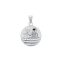 AMOR Anhänger (Halskette) Unisex, 925 Silber rhodiniert, Motiv Wassermann, Hauptbild