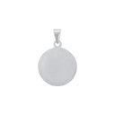 AMOR Anhänger (Halskette) Unisex, 925 Silber rhodiniert, Motiv Wassermann, Rückseite