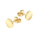 AMOR women's stud earrings, 375 gold, view 2