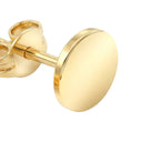 AMOR women's stud earrings, 375 gold, view 3