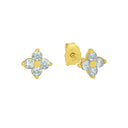 AMOR Ohrring (Ohrstecker) Damen, 375 Gold, Motiv Blume, Hauptbild