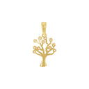 AMOR women's pendant, 375 gold, back