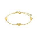 AMOR unisex bracelet, 375 gold, main image
