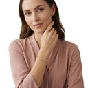 AMOR unisex bracelet, 375 gold, worn by model