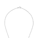 AMOR women's necklace, rhodium-plated 925 sterling silver, clasp