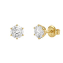 AMOR women's stud earrings, 375 gold, main image