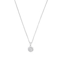 AMOR Halskette Damen, 925 Silber rhodiniert, Zirkonia weiß, Hauptbild