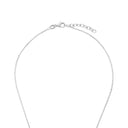 AMOR Halskette Damen, 925 Silber rhodiniert, Zirkonia weiß, Verschluss