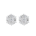 AMOR Ohrring (Ohrstecker) Damen, 925 Silber rhodiniert, Zirkonia weiß, Ansicht 3