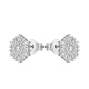 AMOR Ohrring (Ohrstecker) Damen, 925 Silber rhodiniert, Zirkonia weiß, Ansicht 4