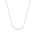 AMOR Halskette Damen, 925 Silber rhodiniert, Zirkonia weiß, Hauptbild