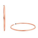 AMOR Ohrring (Creolen) Damen, 925 Silber rosé vergoldet, Hauptbild