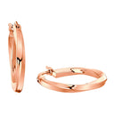 AMOR Ohrring (Creolen) Damen, 925 Silber rosé vergoldet, Hauptbild