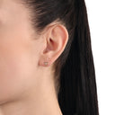 AMOR Ohrring (Ohrstecker) Damen, 375 Gold, Motiv Herz, Ansicht 2