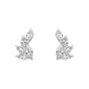 AMOR Ohrring (Ohrstecker) Damen, 925 Silber rhodiniert, Zirkonia weiß, Ansicht 3