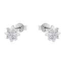 AMOR Ohrring (Ohrstecker) Damen, 925 Silber rhodiniert, Zirkonia weiß, Ansicht 4