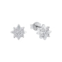 AMOR Ohrring (Ohrstecker) Damen, 925 Silber rhodiniert, Zirkonia weiß, Hauptbild