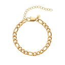 NOELANI women's bracelet, stainless steel with gold IP plating, main image
