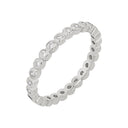 NOELANI women's ring, gold-plated 925 sterling silver, silver, main image