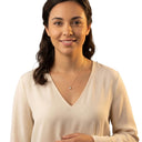 AMOR women's pendant, 585 gold, worn by model